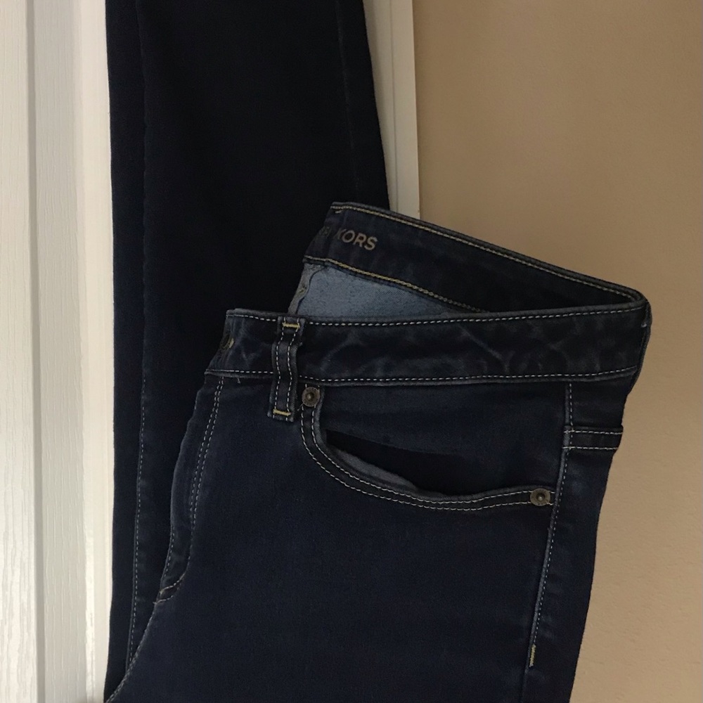 Michael Kors Dark Wash Skinny Izzy Jeans Size 8